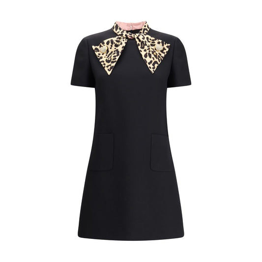 Valentino – Kurzes Kleid aus Crêpe Couture