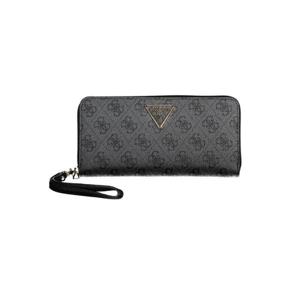 Guess Jeans – Schwarze Polyethylen-Geldbörse