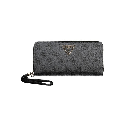 Guess Jeans – Schwarze Polyethylen-Geldbörse