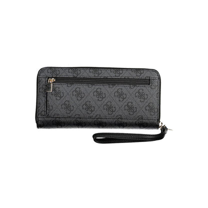 Guess Jeans – Schwarze Polyethylen-Geldbörse