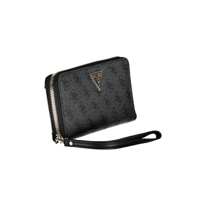 Guess Jeans – Schwarze Polyethylen-Geldbörse