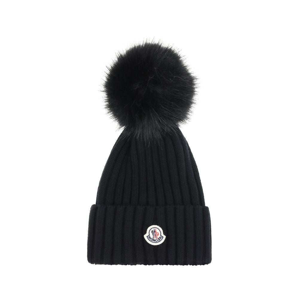 Moncler Wollmütze mit Bommel