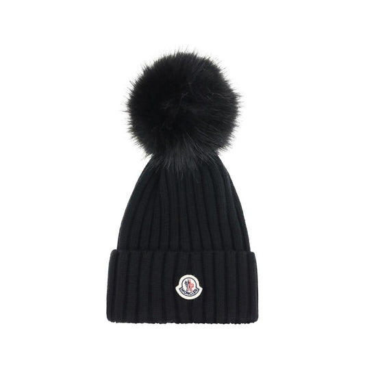 Moncler Wollmütze mit Bommel