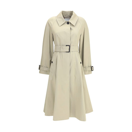 Burberry – Langer, figurbetonter Gabardine-Trenchcoat „Ellingham“
