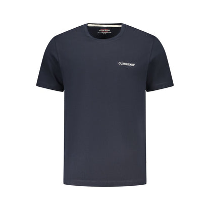 Guess Jeans Blue Cotton Men T-Shirt