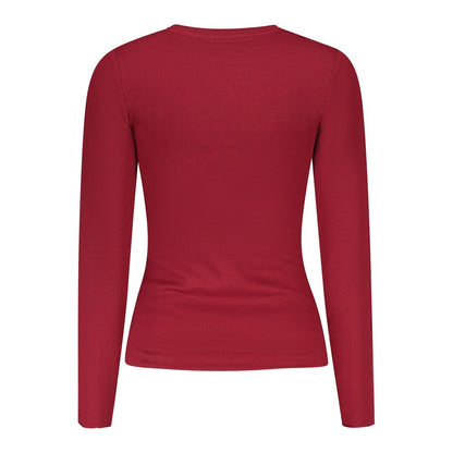 Guess Jeans Red Cotton Women T-Shirt