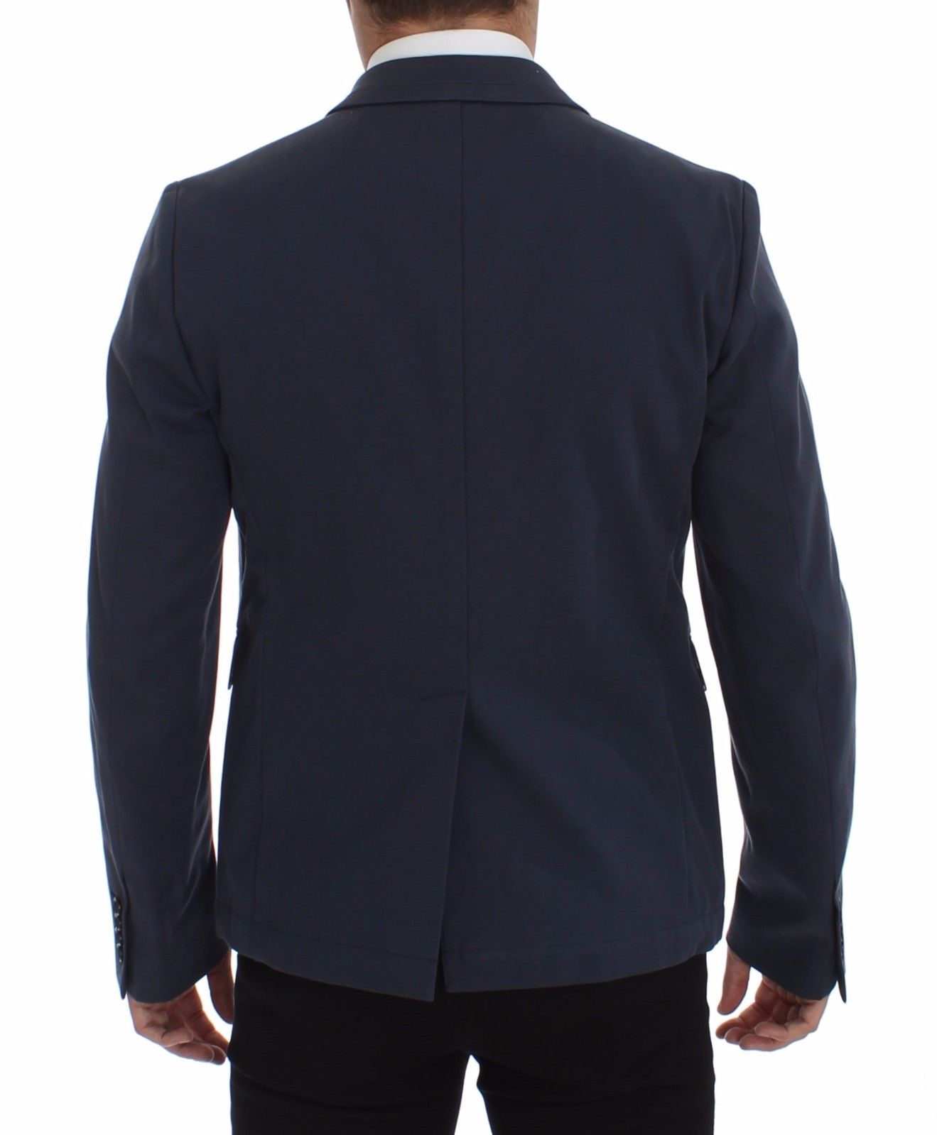 Dolce &amp; Gabbana Blauer Freizeitblazer aus Baumwollstretch