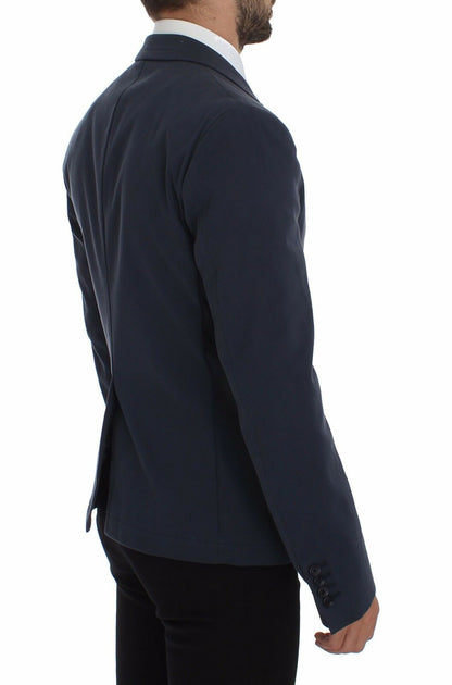 Dolce &amp; Gabbana Blauer Freizeitblazer aus Baumwollstretch